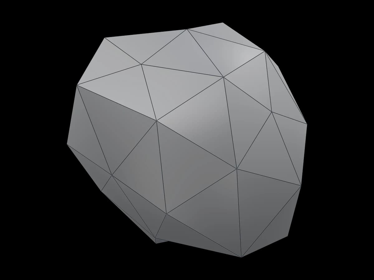 Geometric Style Asteroid