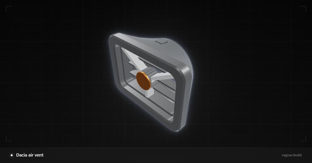 Dacia air vent