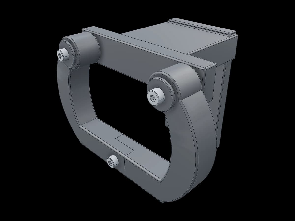 Belt Mounted Tape Holder