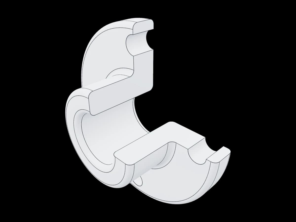 Flanged Sleeve Cutaway