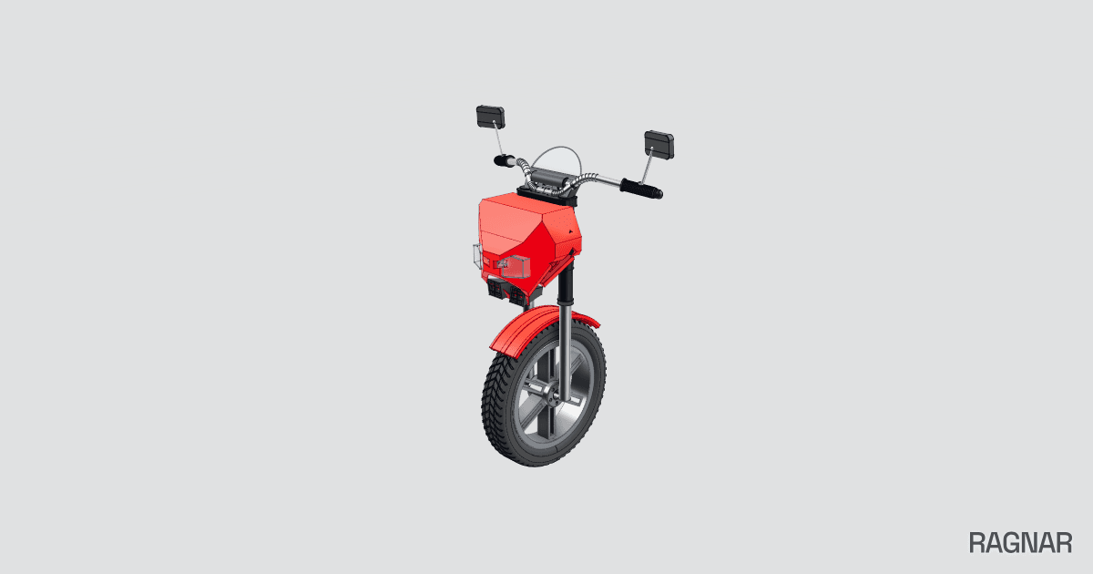 Motorcycle front fairing