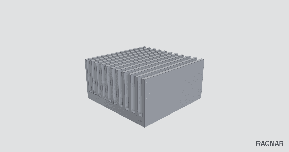 Heatsink 40x40x20mm