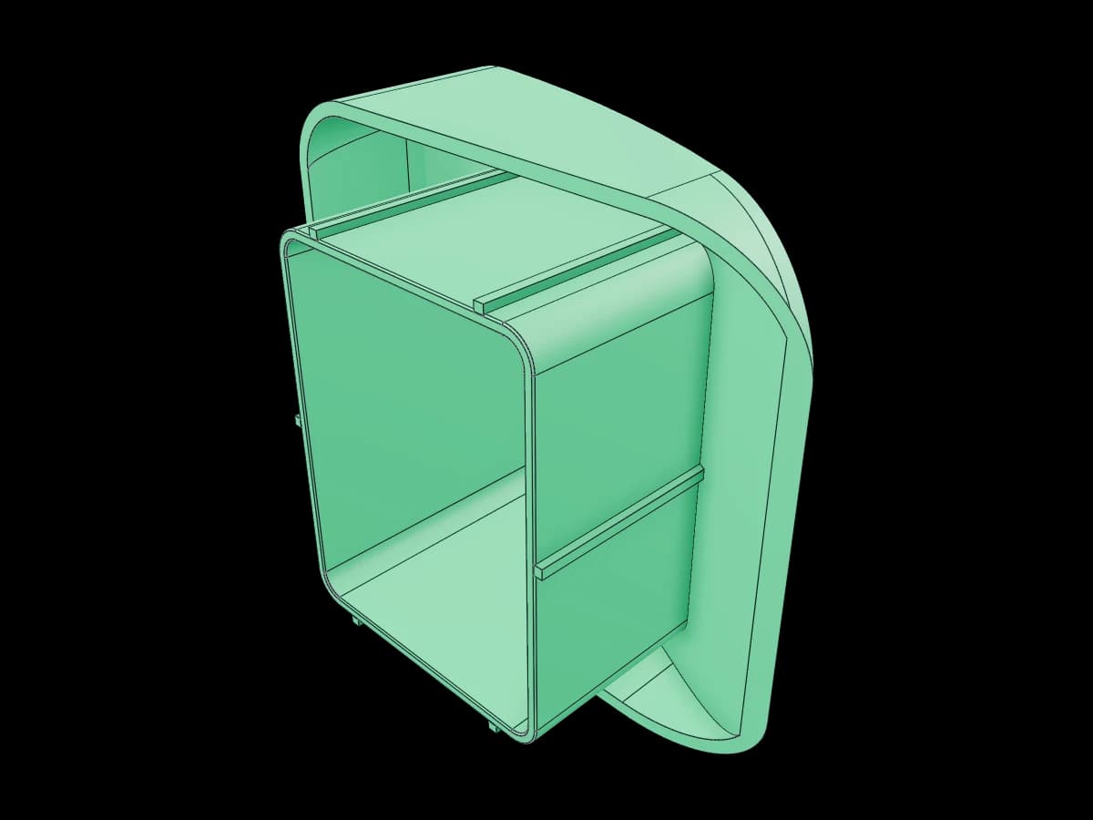 Curved Recessed Housing