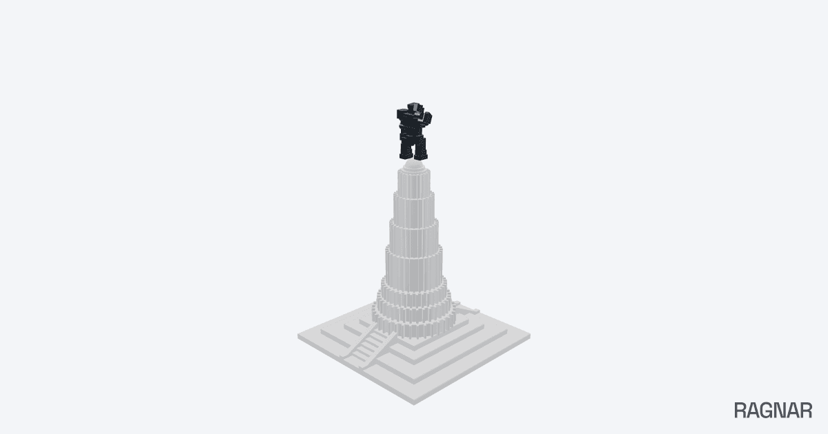 Monumental Tower Statue