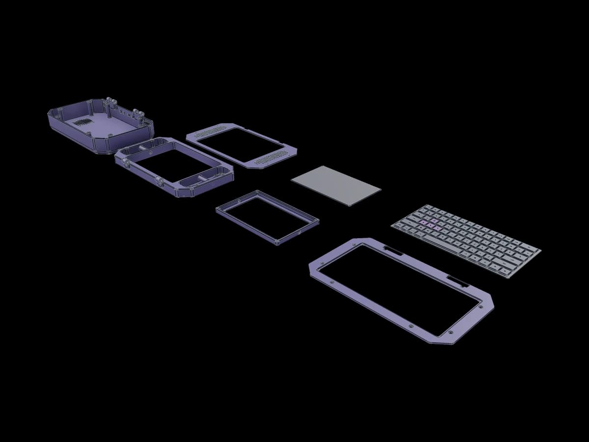 Hinged Cyberdeck Gamepad