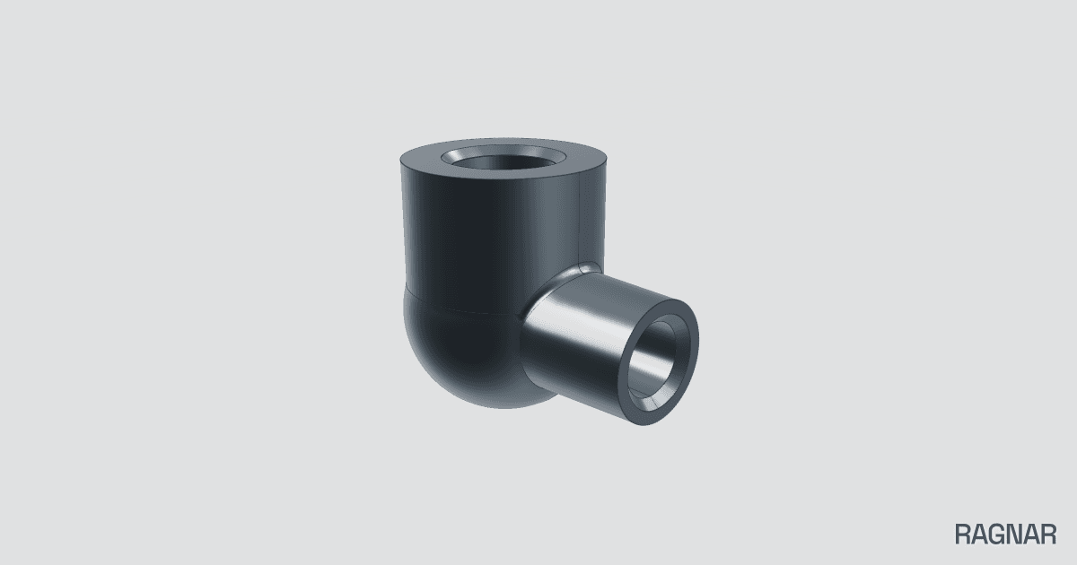 Codo acero 90°