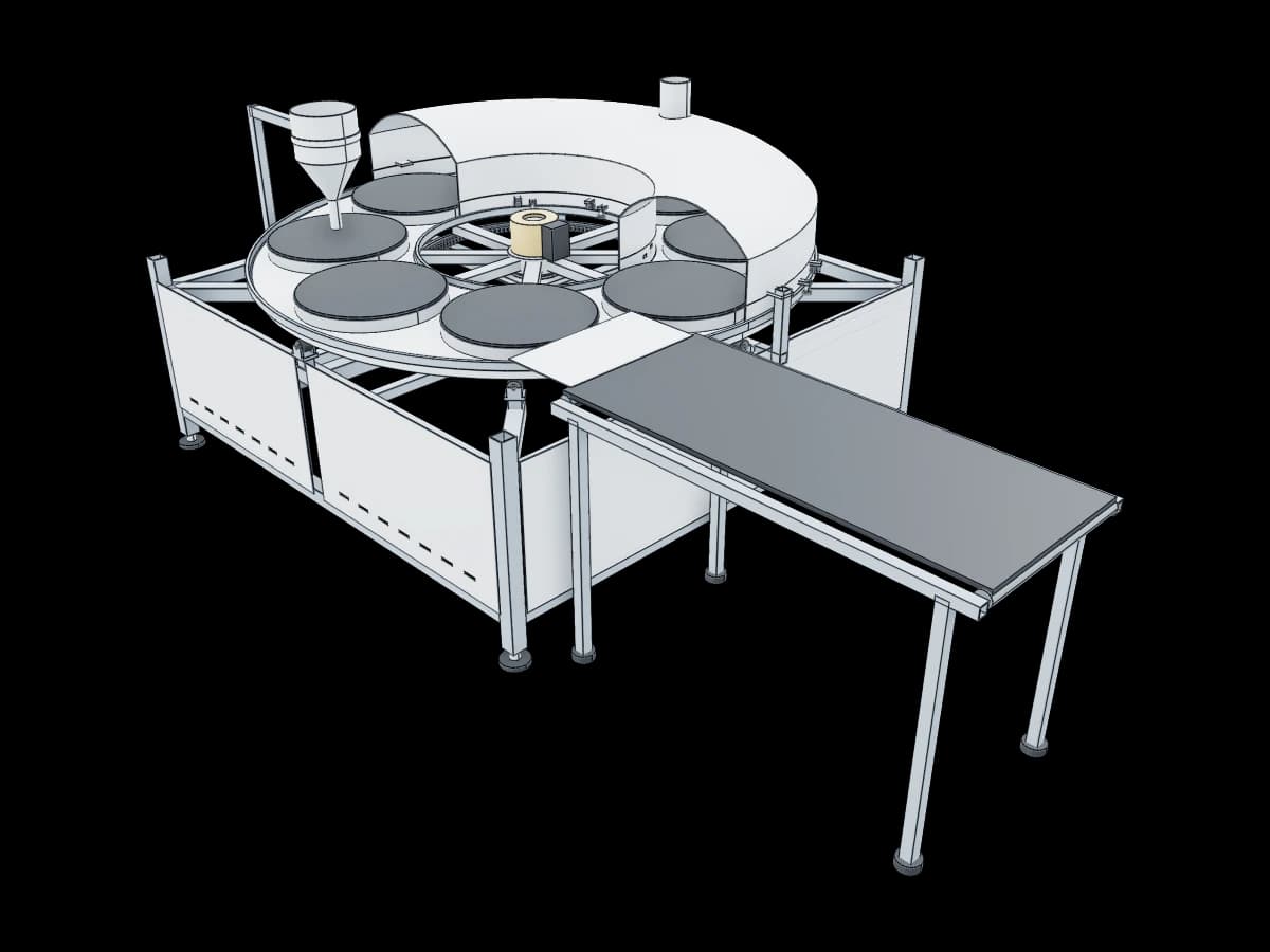 Continuous Injera Baking Machine