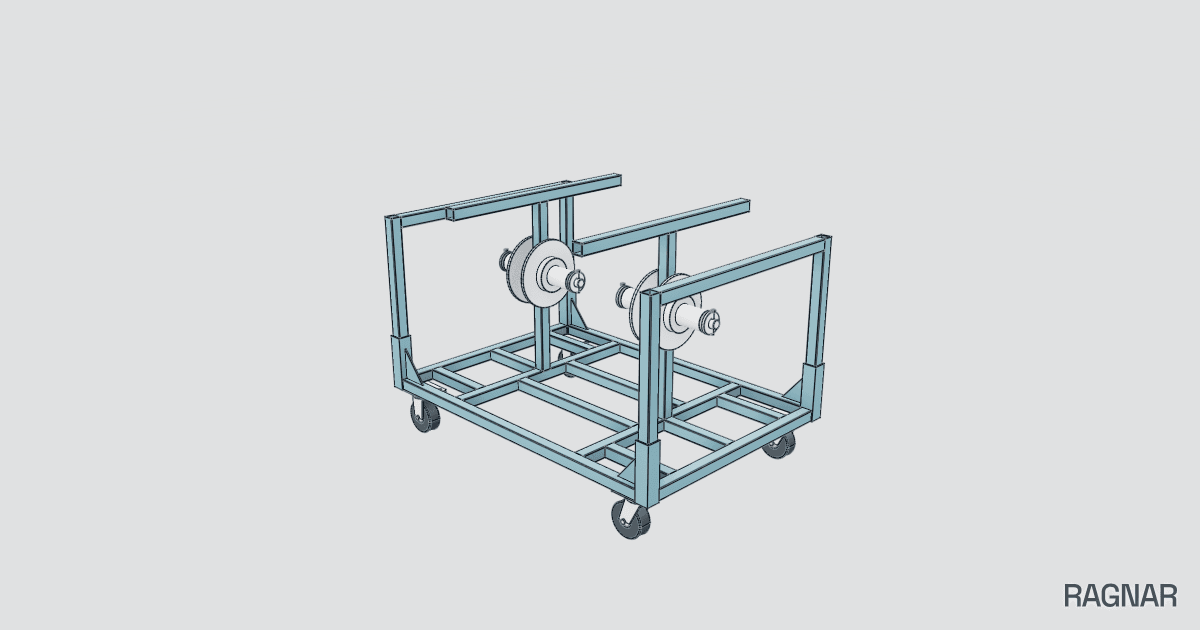 Grinding Wheel Cart