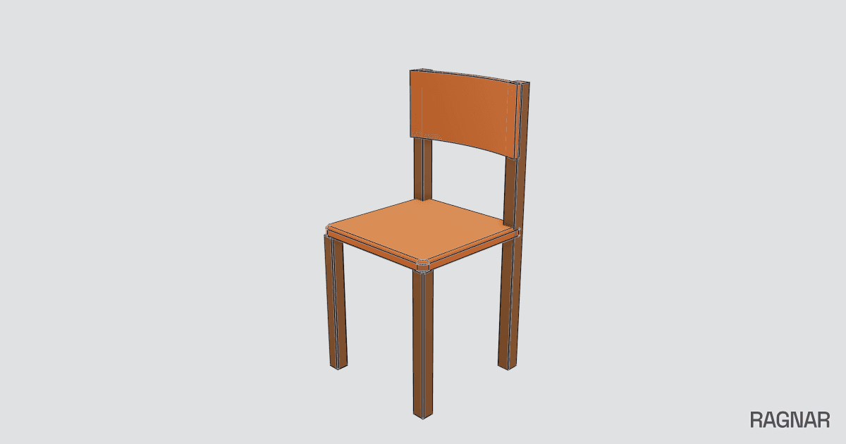 Wooden chair