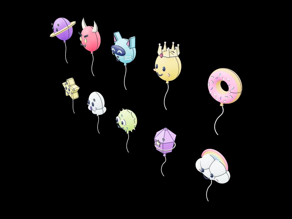 Ten Balloon Models