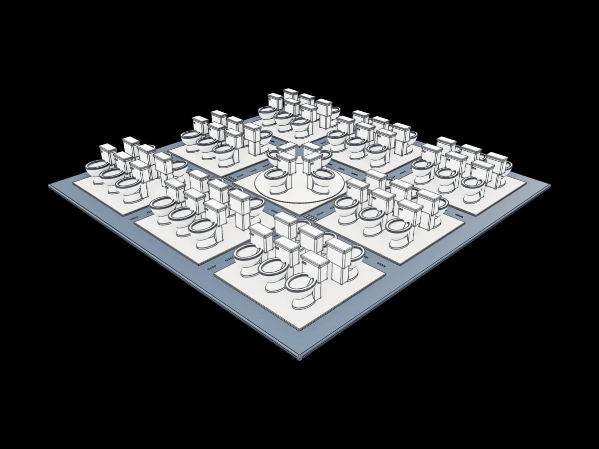 Scale Toilet City