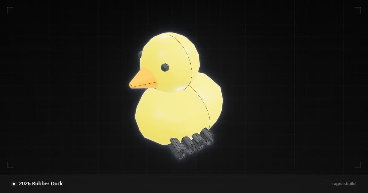 Commemorative Rubber Duck