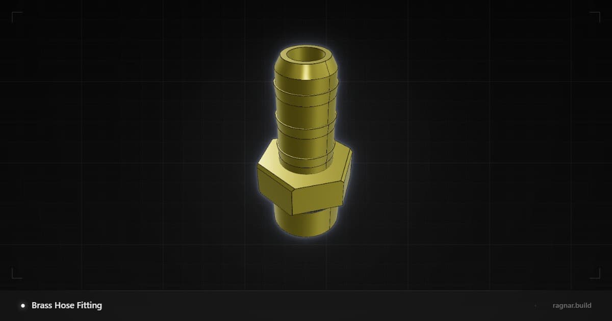 Brass Hose Fitting