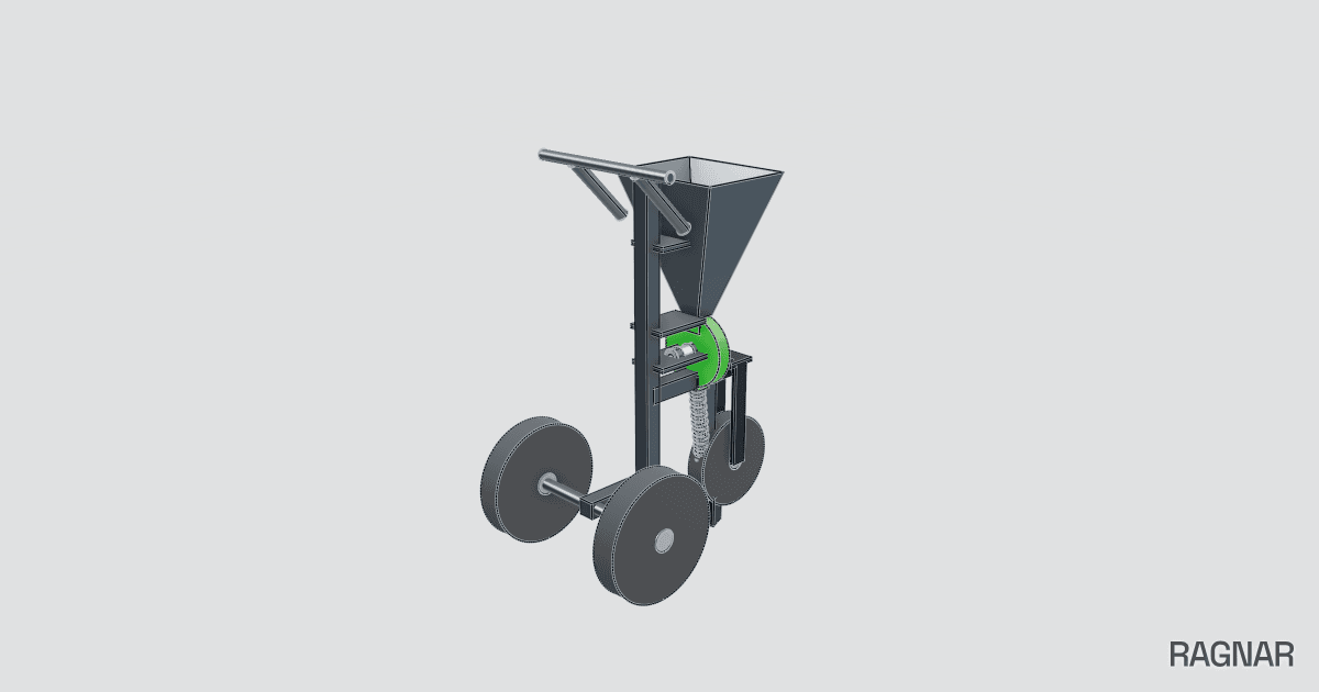 Seed sowing hopper