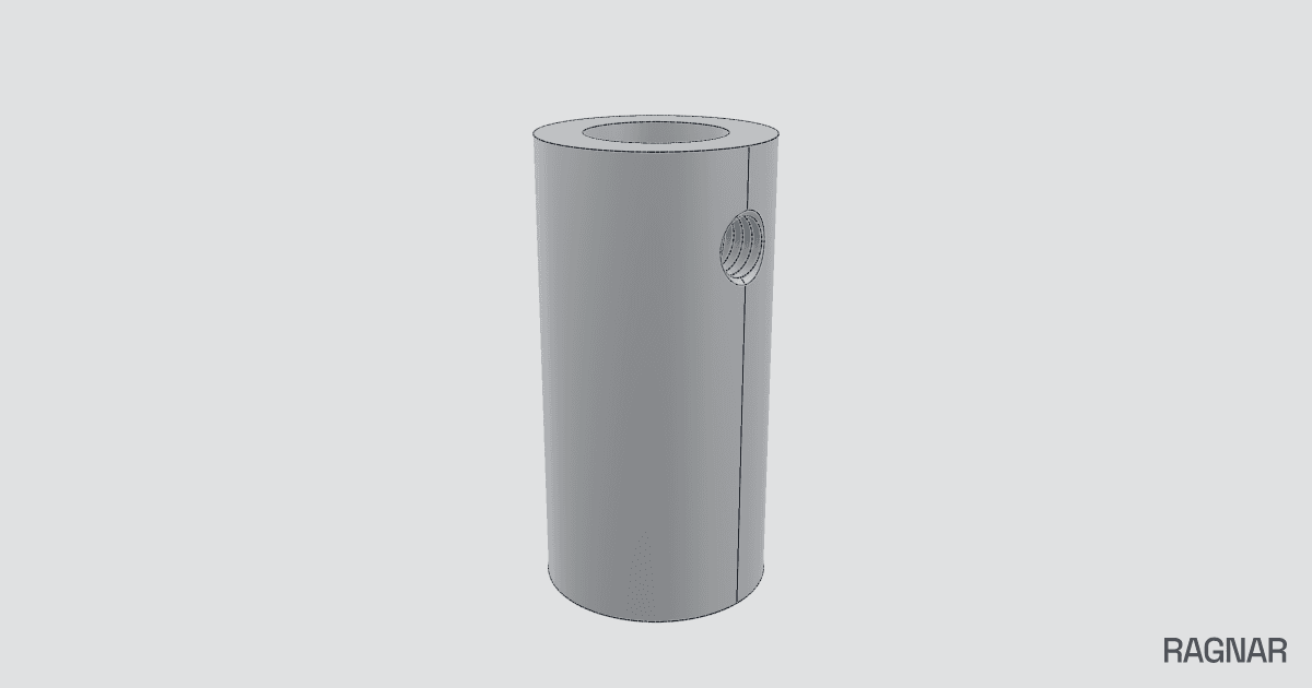 Threaded metal pipe