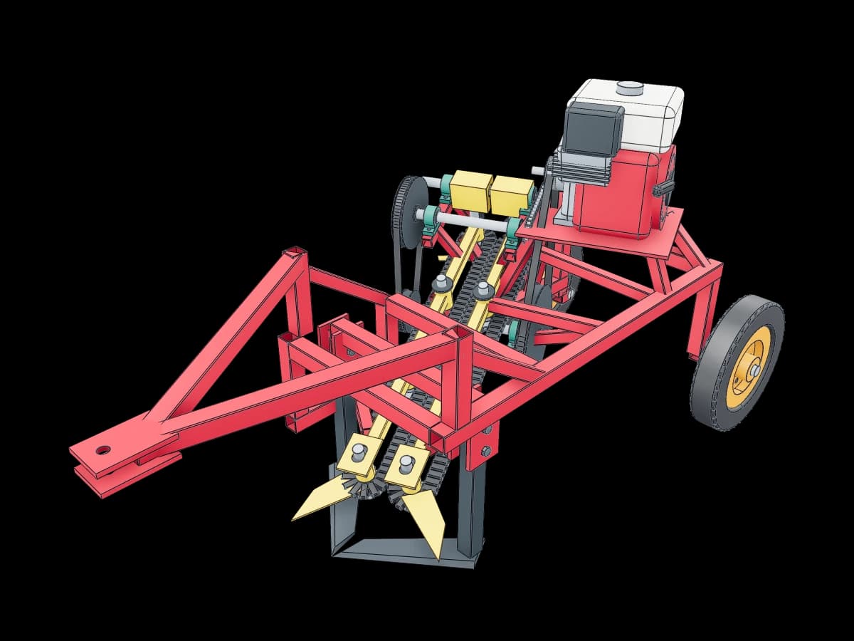 Peanut Digger And Conveyor