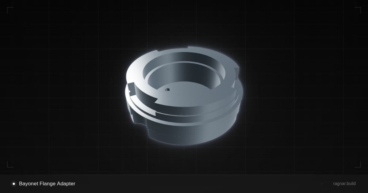 Bayonet Flange Adapter