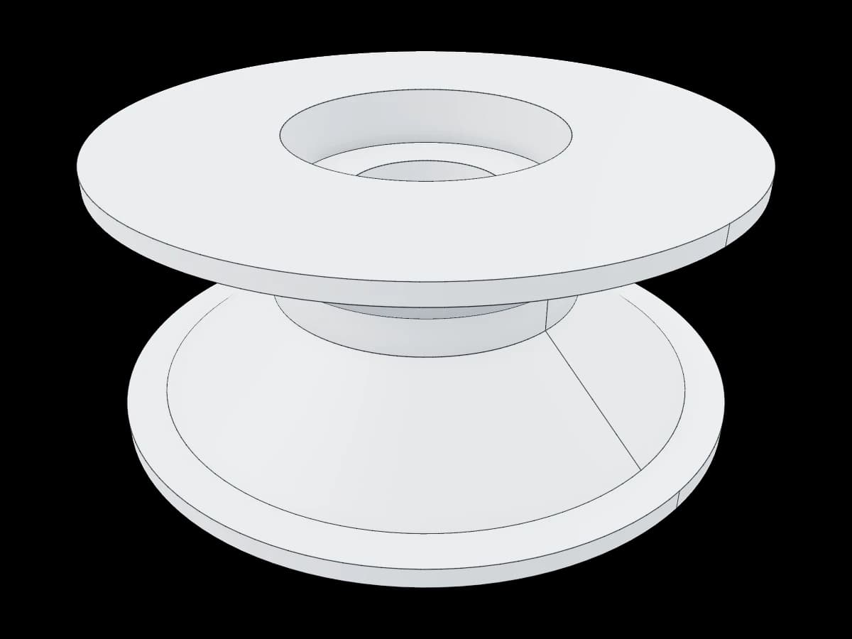 Tapered Grooved Spool