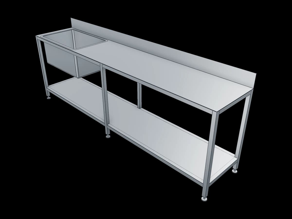 Industrial Sink Workbench (remix)