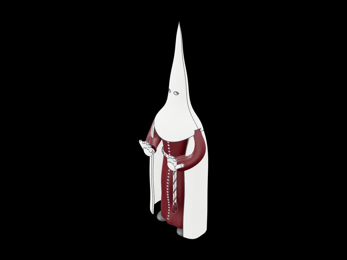 Hooded Robed Display Figure