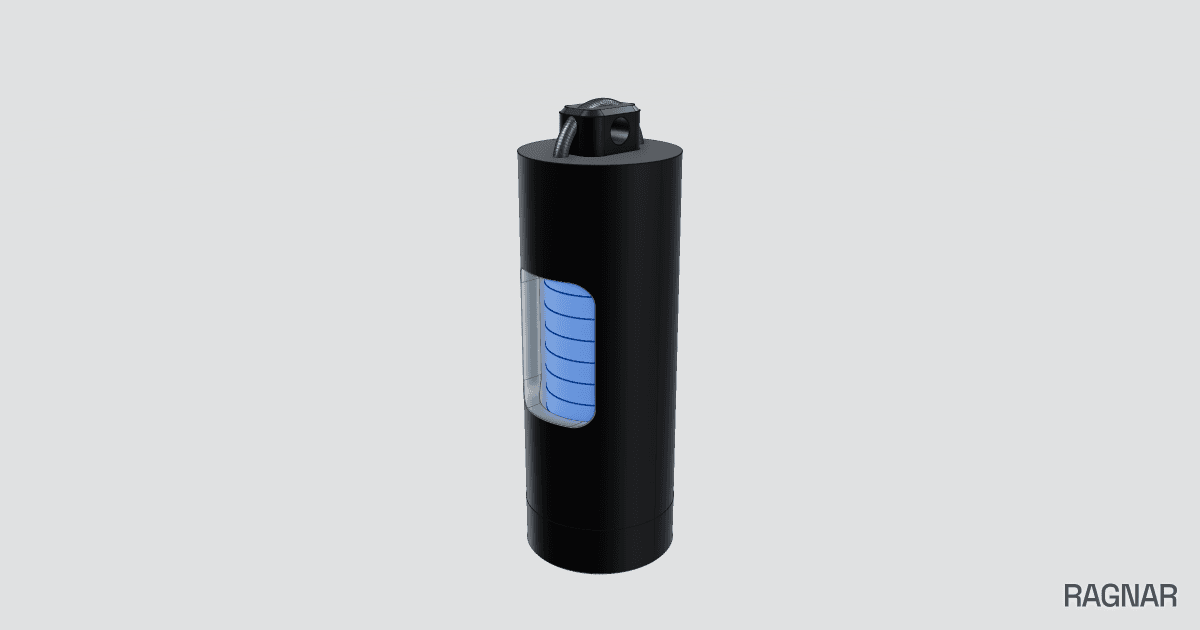 Cylindrical Fishing Dispenser