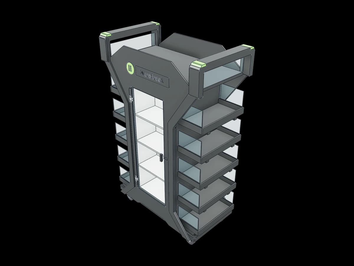 MicroBreak Display Trolley