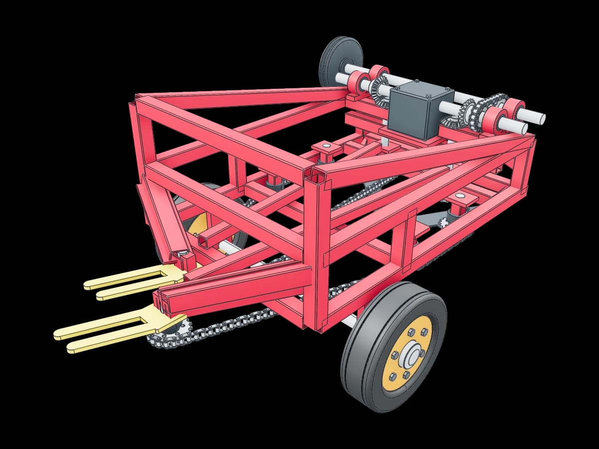 Twin-Chain Bean Harvester