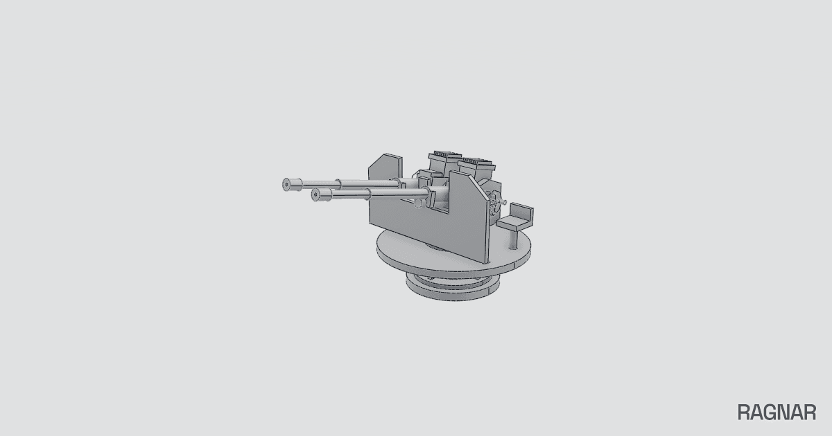 Twin Bofors Mount