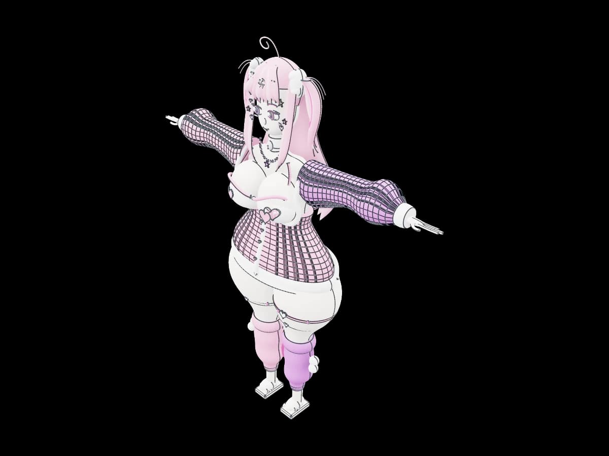 Anime Character Display Model