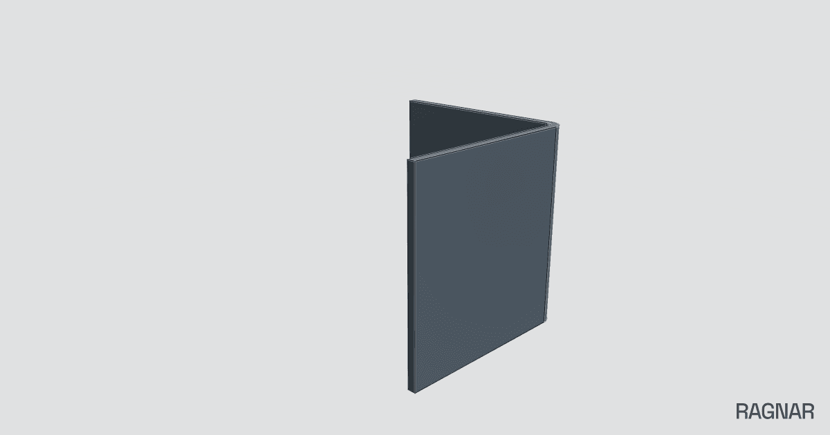 Metal corner bracket