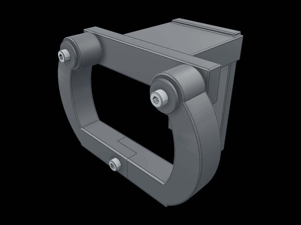 Belt Mounted Tape Holder