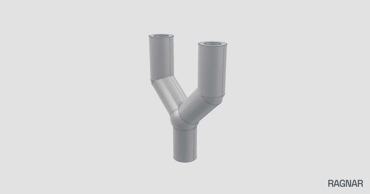 Y-Shaped Mixing Connector