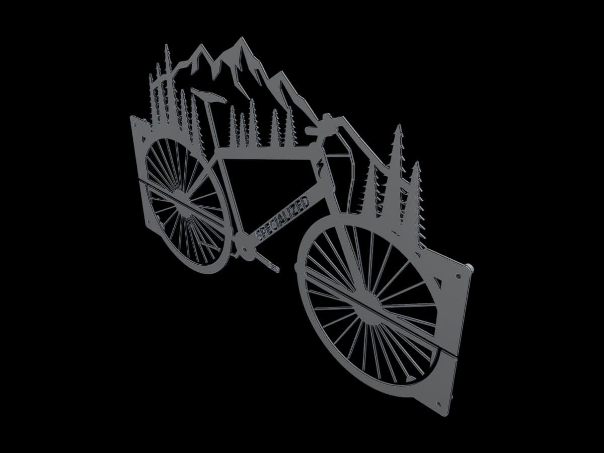 Industrial MTB Medal Hanger