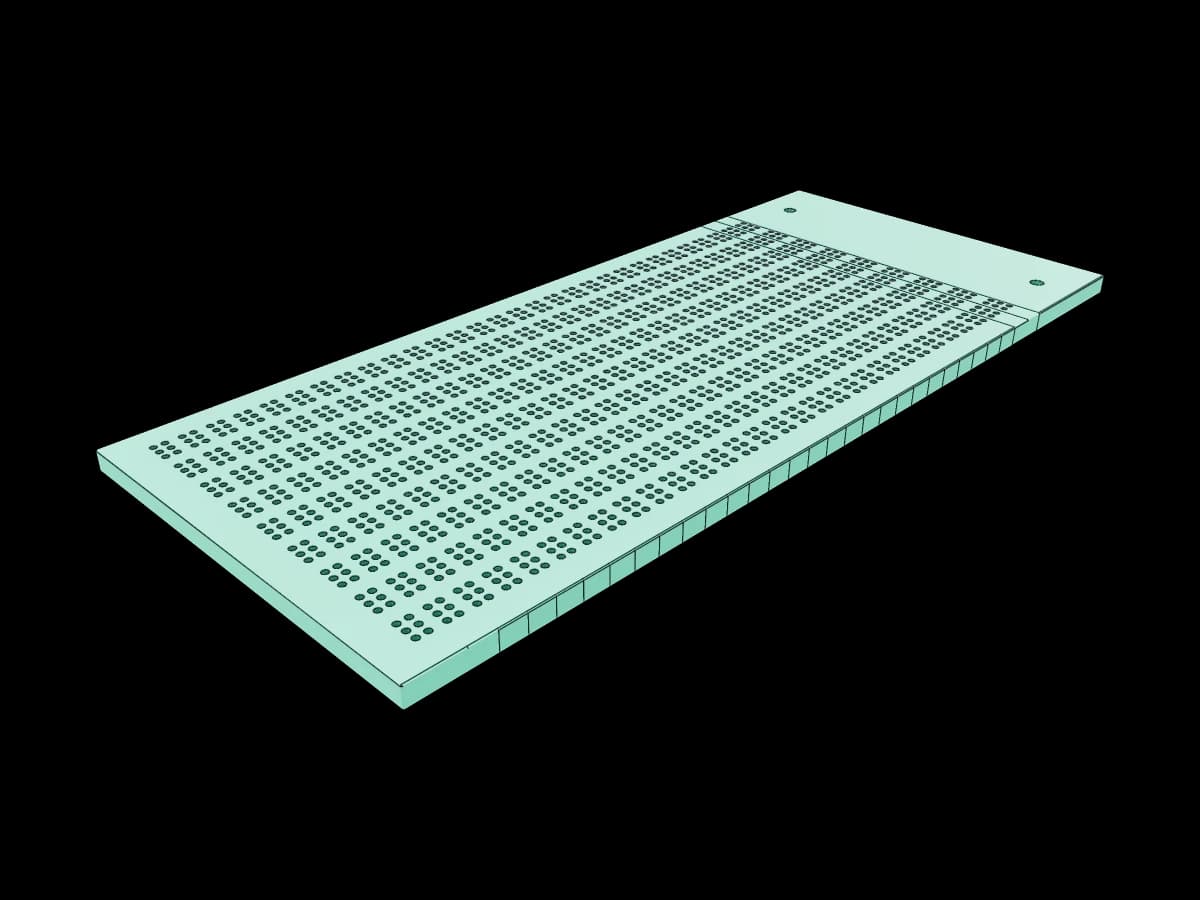 Rectangular Perforated Board