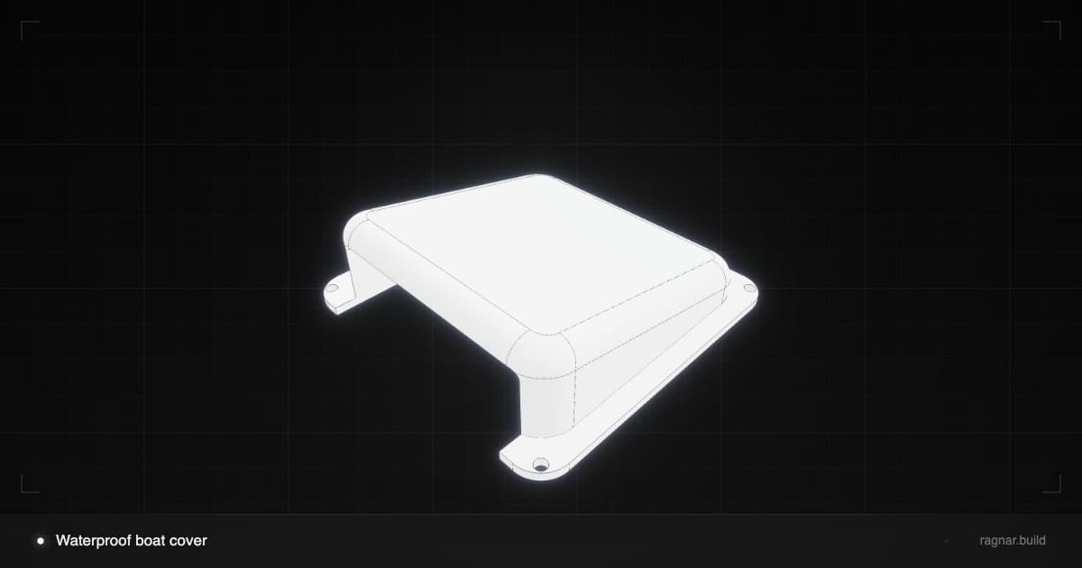 Waterproof boat cover