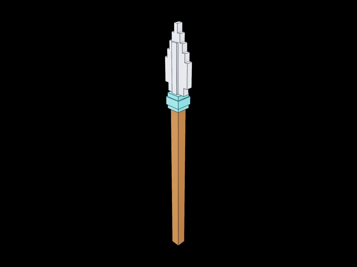 Minecraft Pixel Art Spear | Ragnar Gallery