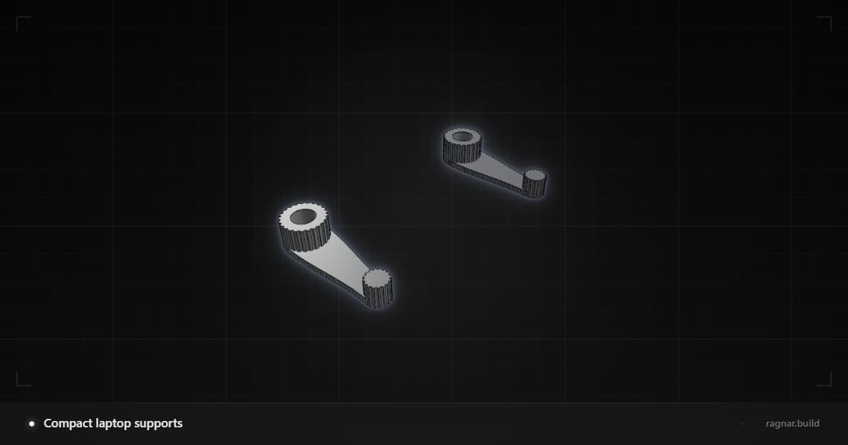 Laptop stand support