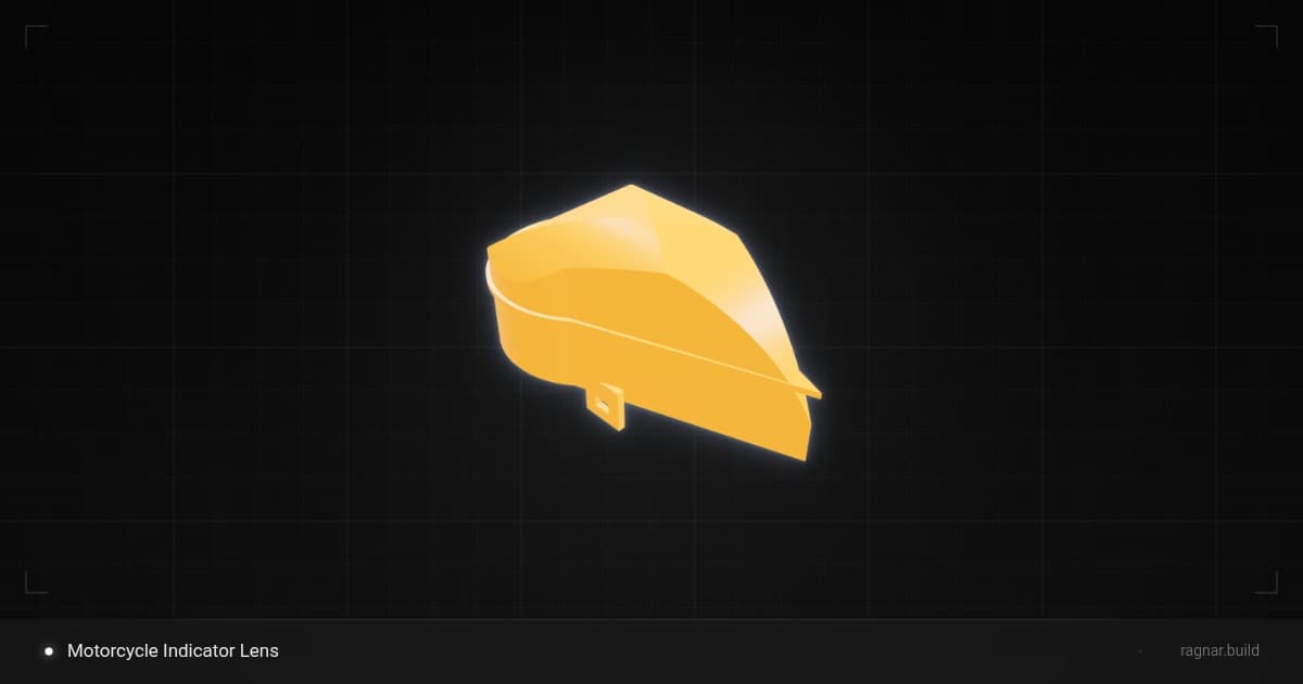 Motorcycle Indicator Lens