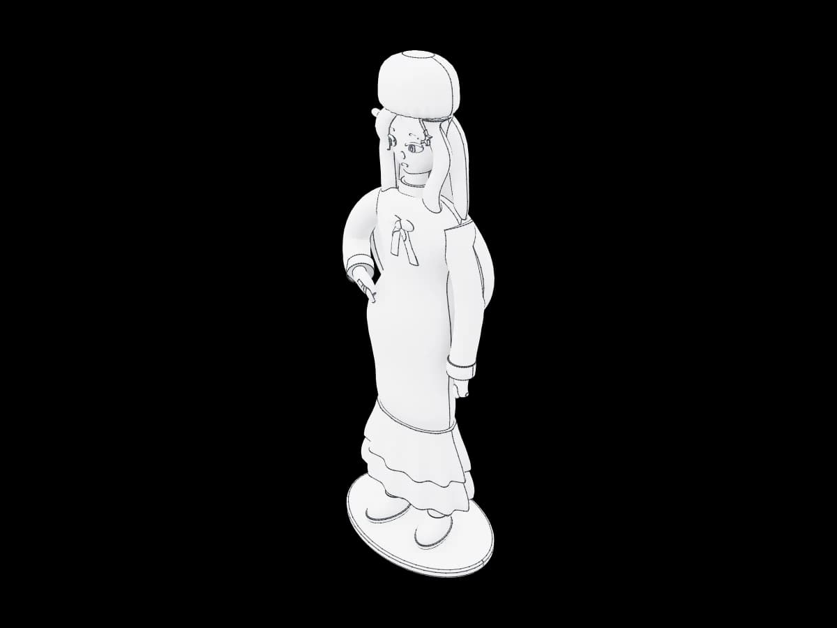 Stylized Anime Figurine