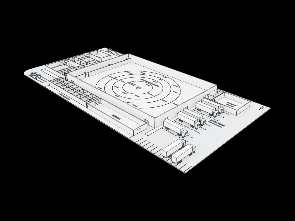 Industrial Facility Architectural Model