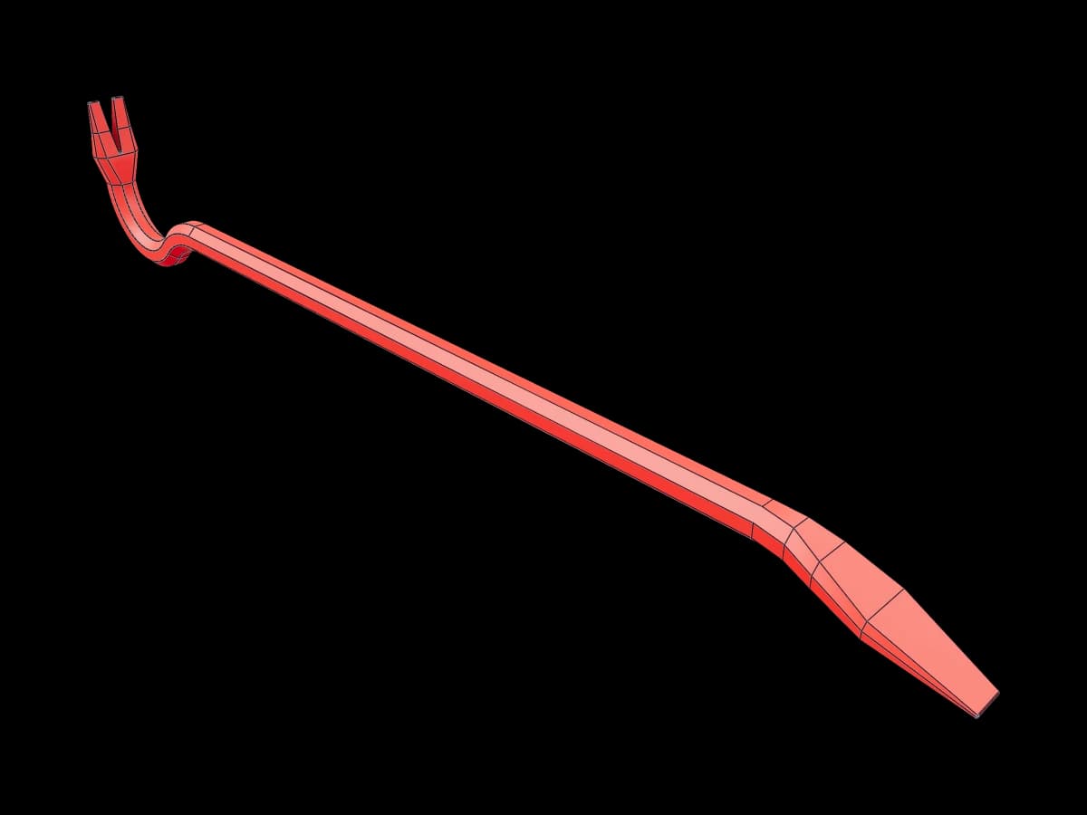 Steel Forged Crowbar