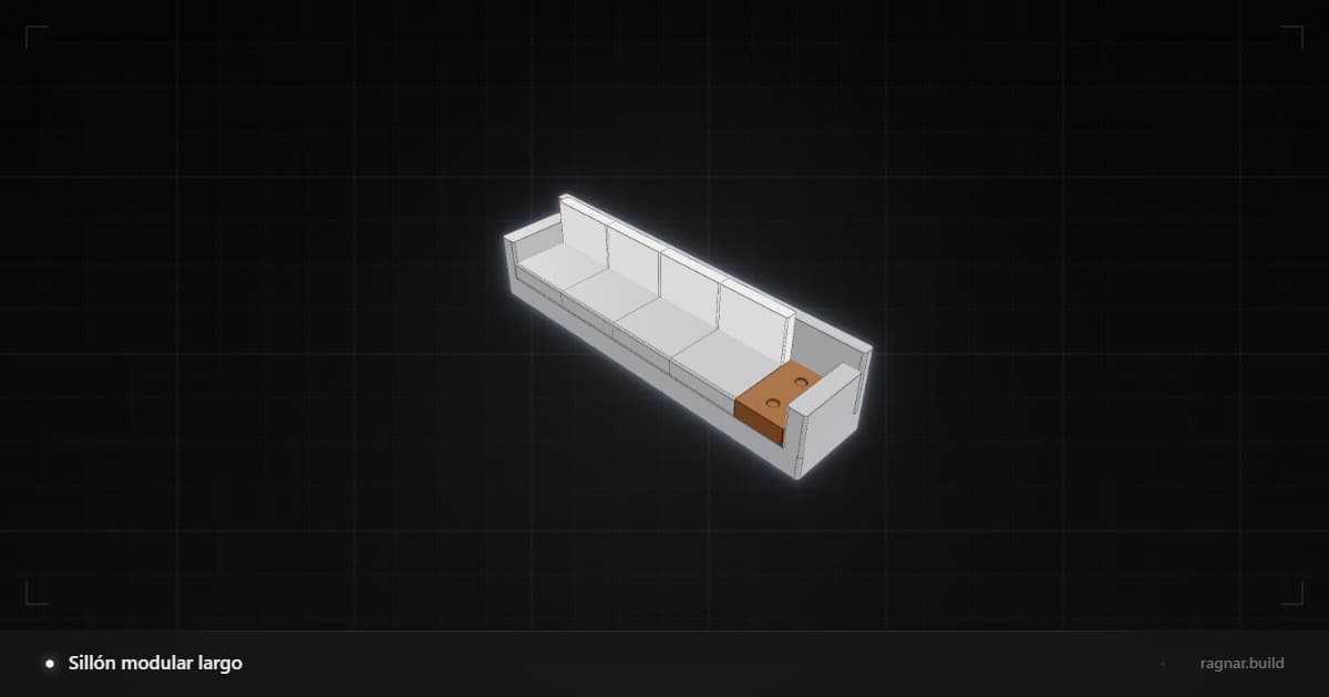 Sectional Sofa with Console