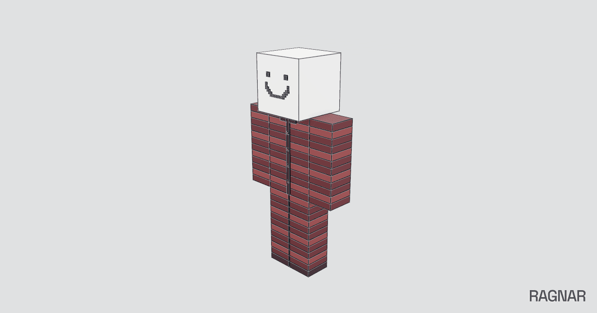 Voxel Minecraft Character