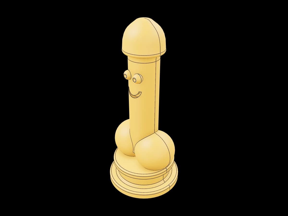 Funny Penis Trophy