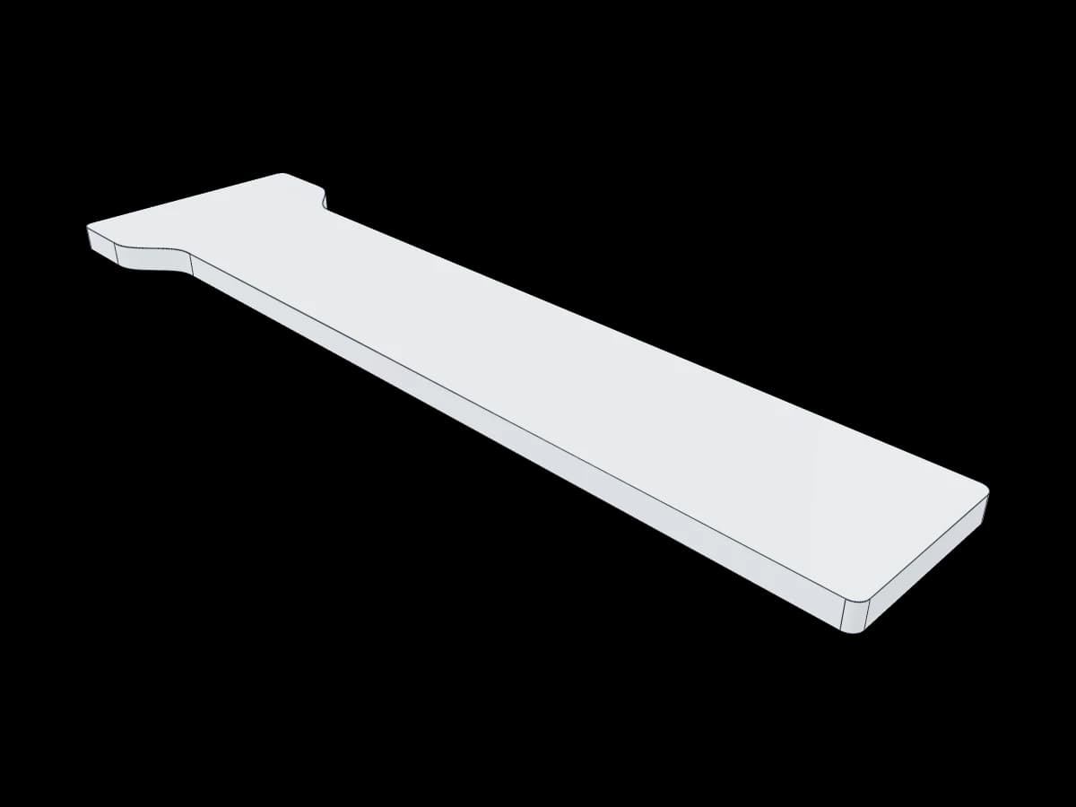 Flat trial blank