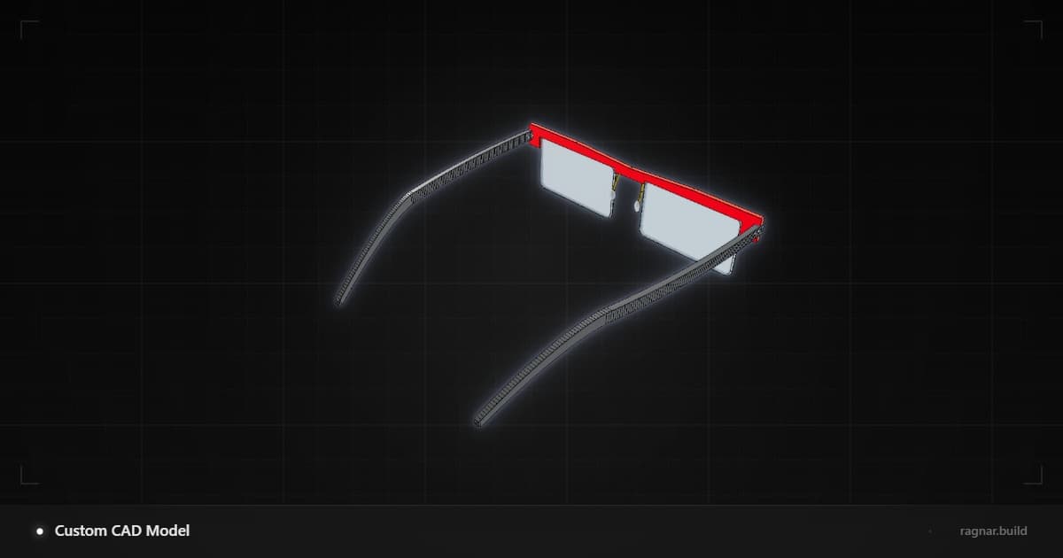 Red Eyeglasses Frame