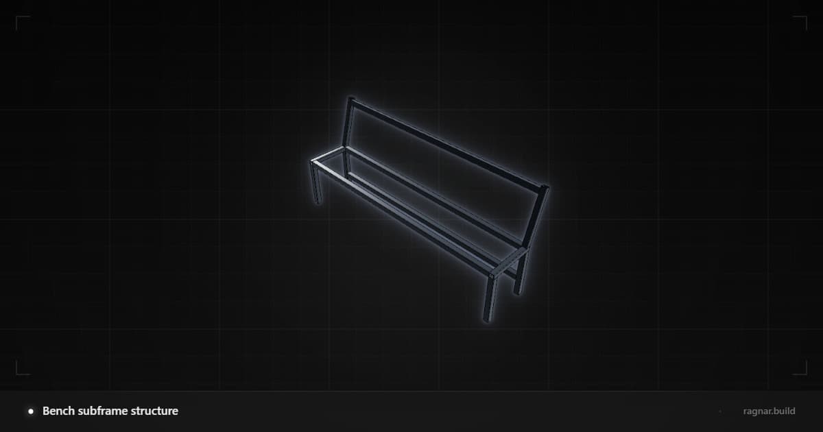 Metal Bench Frame