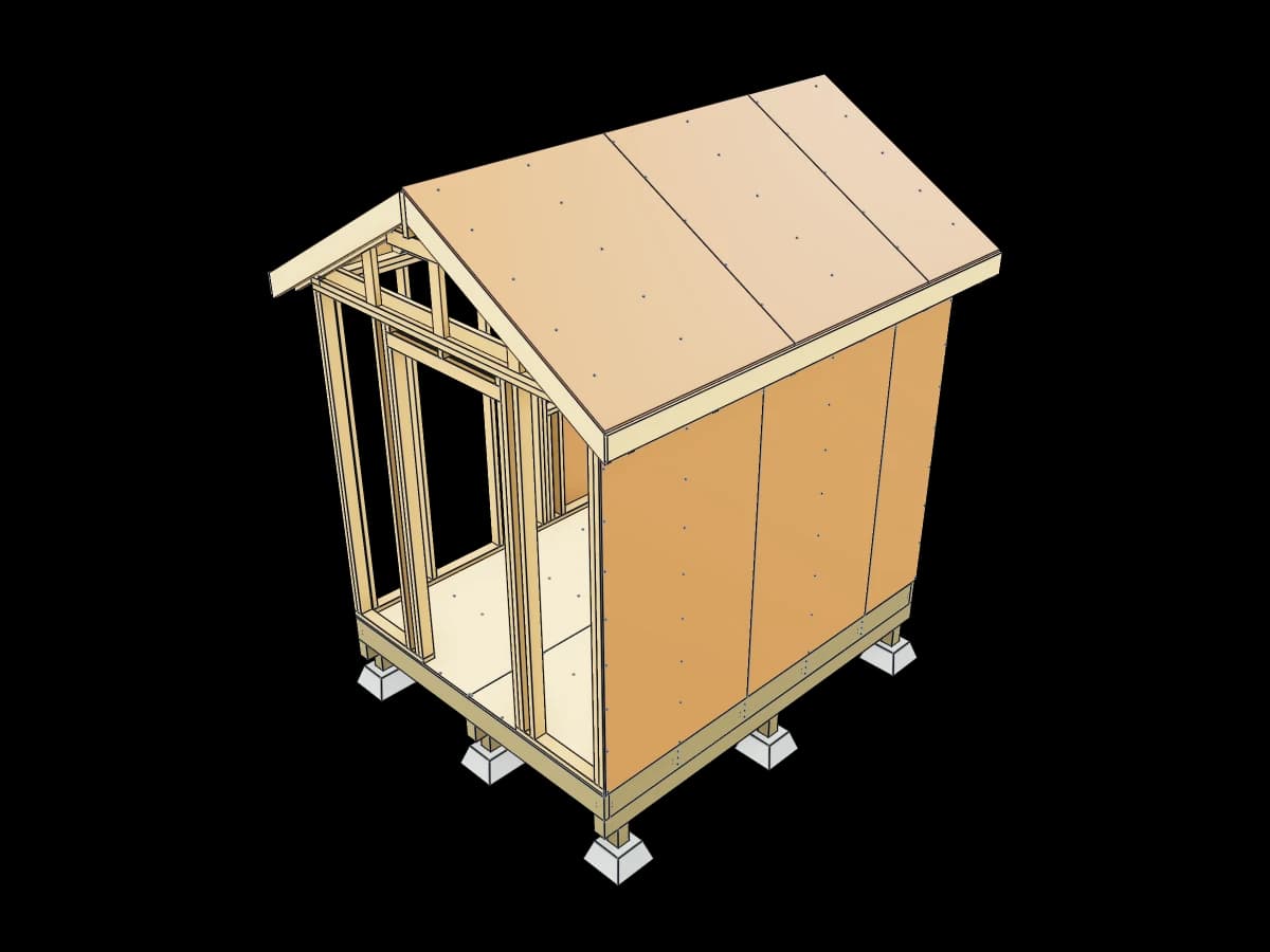 Detailed Storage Shed