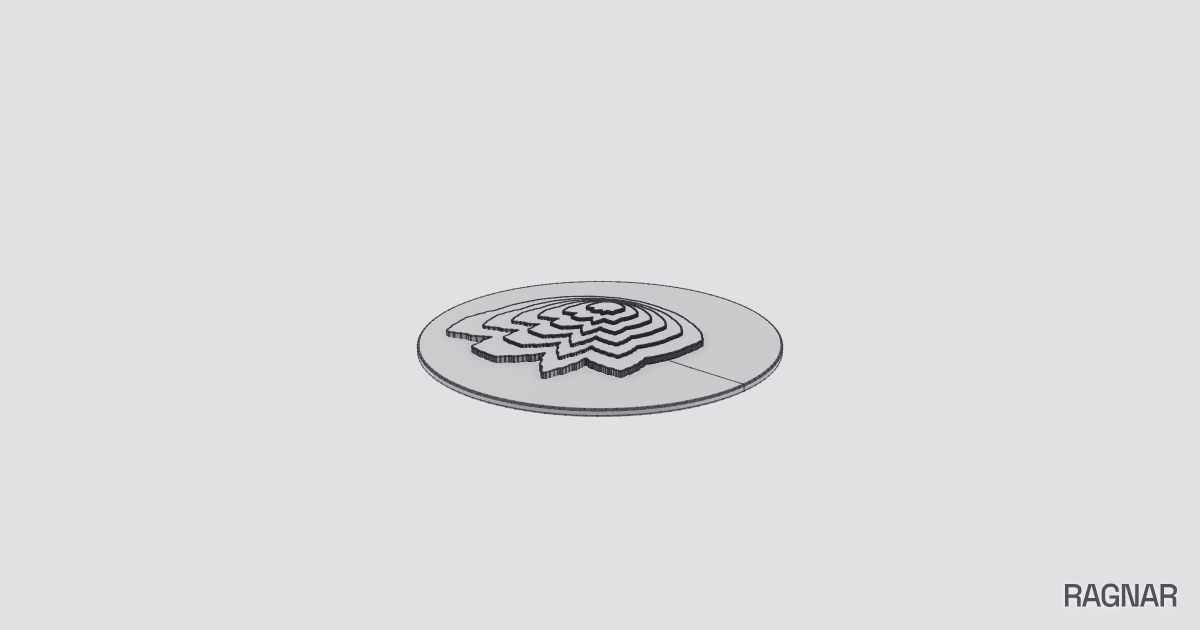 Topographic Ceramic Plate