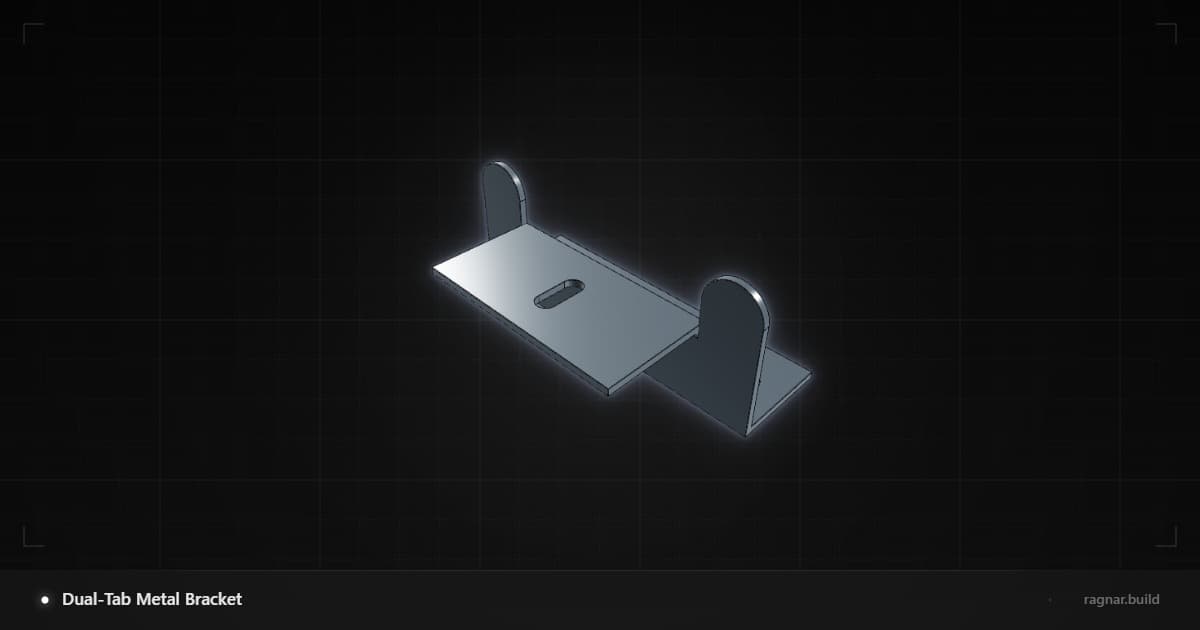 Dual-Tab Metal Bracket
